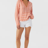 Catamaran V-Neck Hooded Sweater