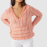 Catamaran V-Neck Hooded Sweater