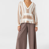 Catamaran V-Neck Hooded Sweater