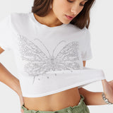 Y2K Butterfly Tee