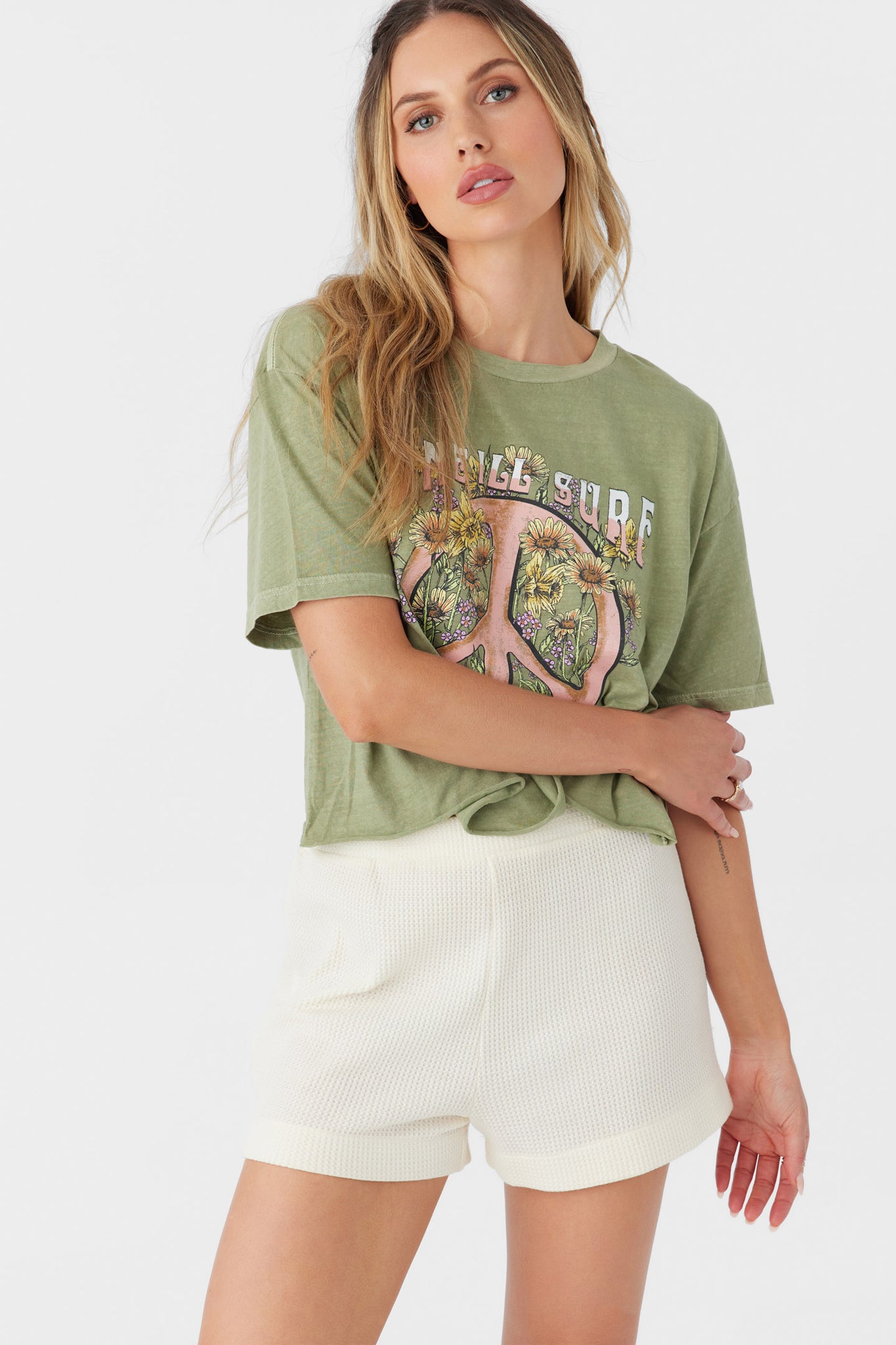 PEACE FLOWER TEE