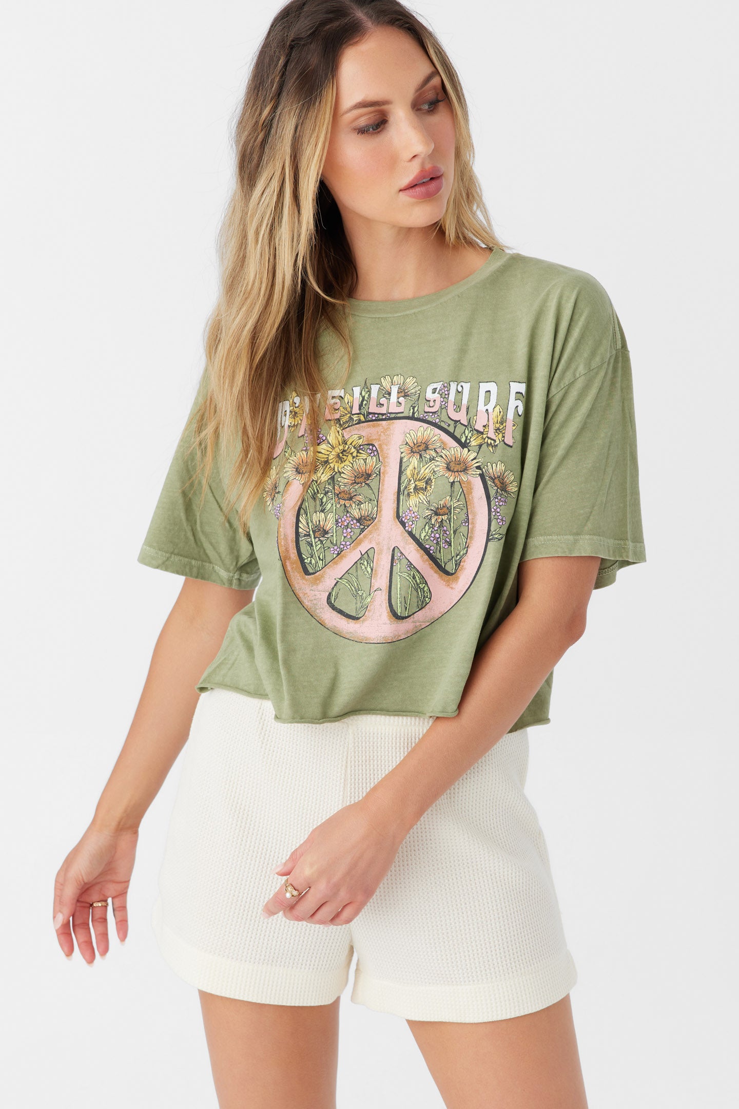 PEACE FLOWER TEE