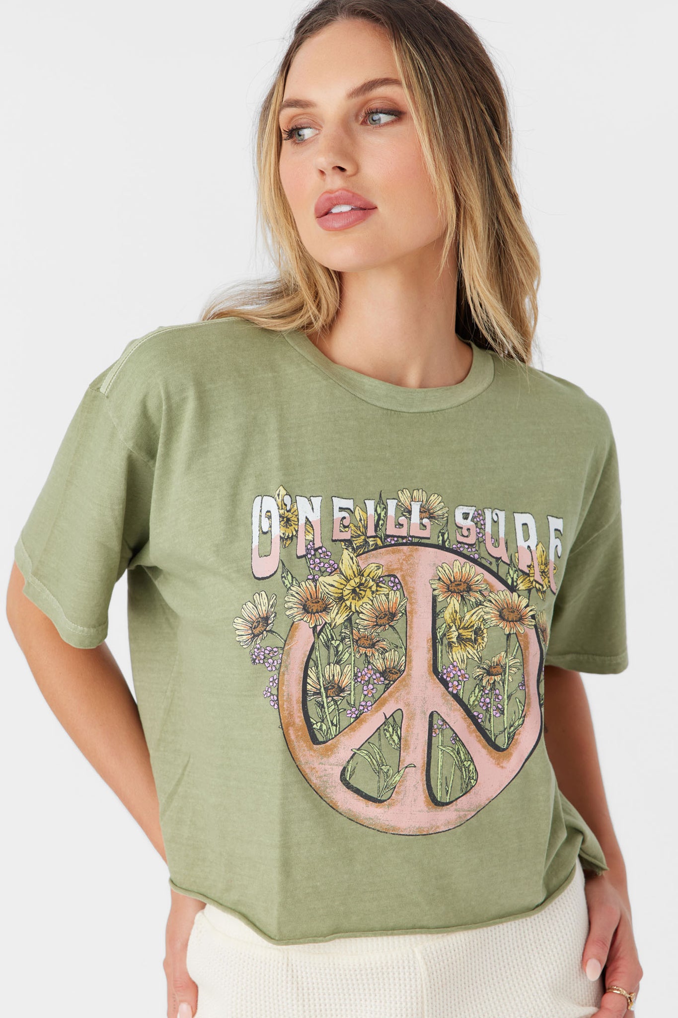 PEACE FLOWER TEE