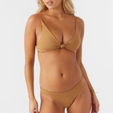 Saltwater Solids Pismo Tall Tri Bralette Top
