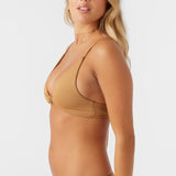Saltwater Solids Pismo Tall Tri Bralette Top