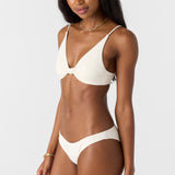 Saltwater Solids Pismo Tall Tri Bralette Top