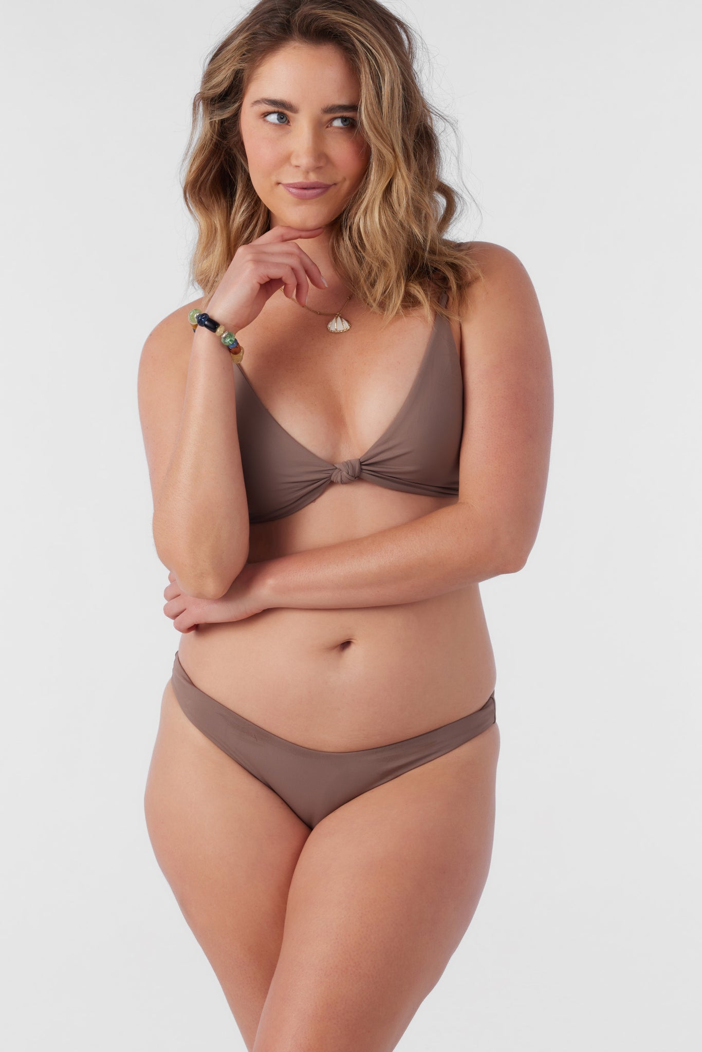 SALTWATER SOLIDS PISMO TALL TRI BRALETTE TOP