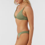 Saltwater Solids Pismo Tall Tri Bralette Top