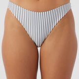 Saltwater Essentials Stripe Flamenco High Cut Cheeky Bottoms