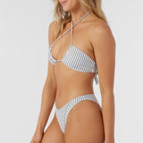 Saltwater Essentials Stripe Flamenco High Cut Cheeky Bottoms