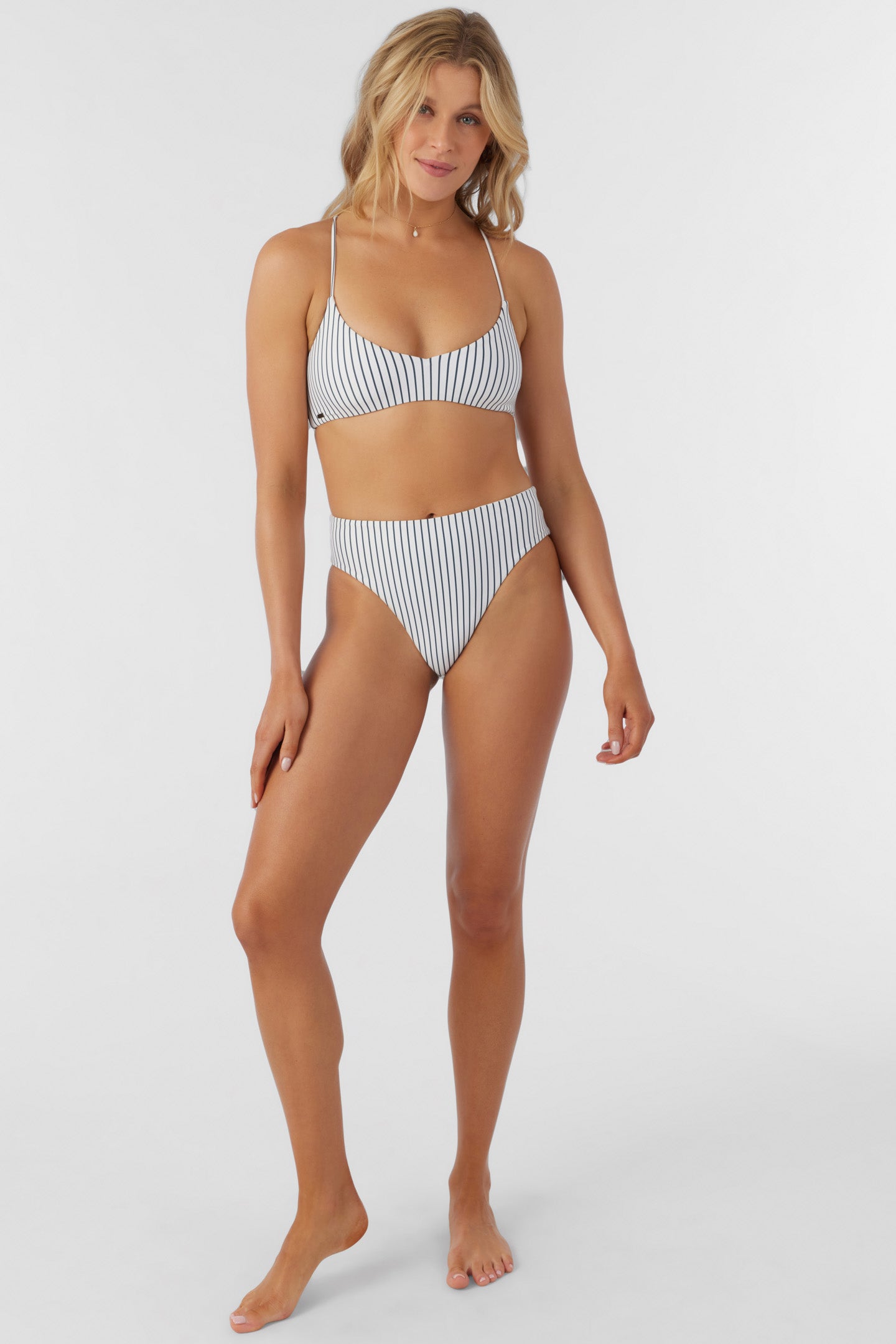 SALTWATER ESSENTIALS STRIPE MAX HIGH WAIST FULL BOTTOMS