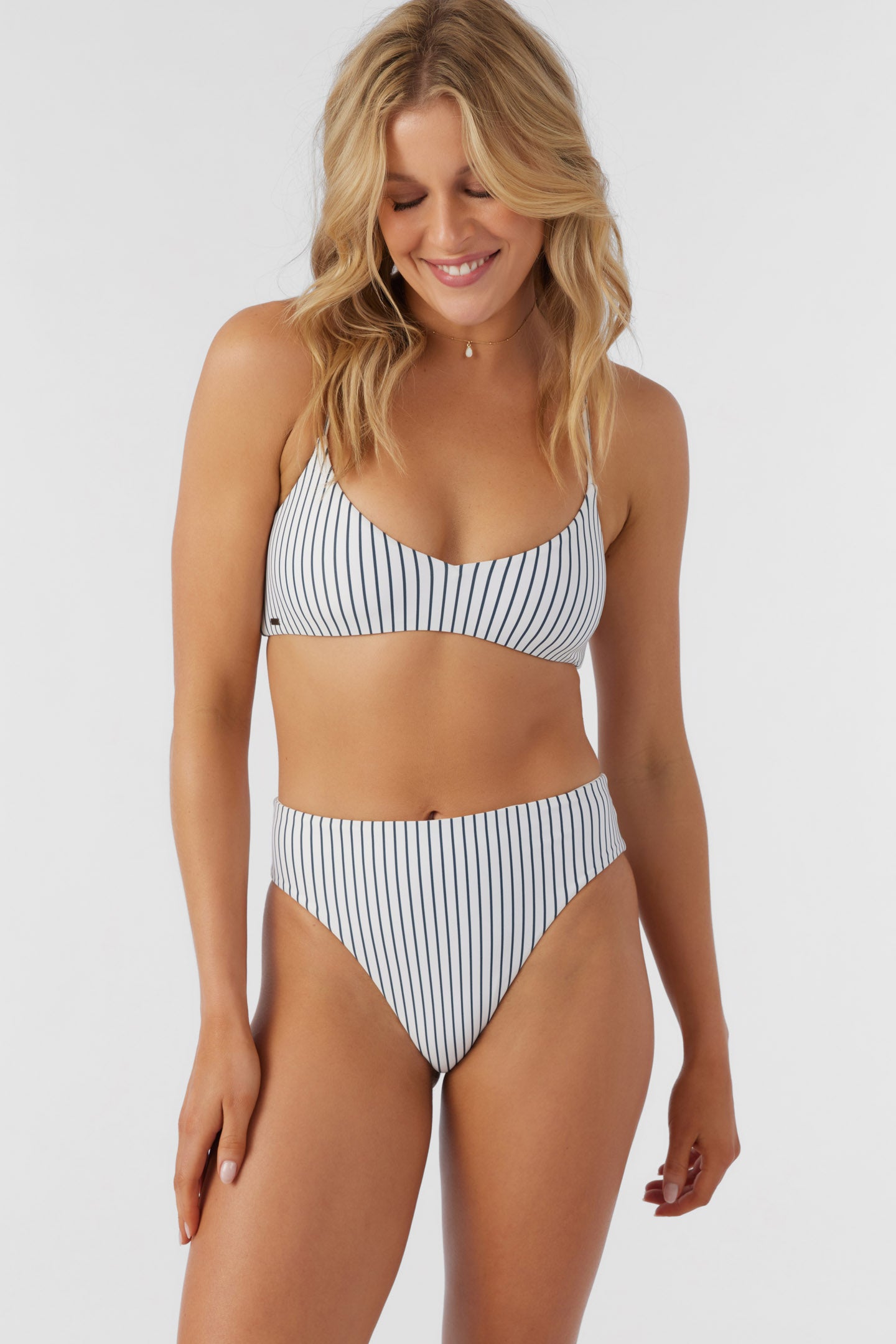 SALTWATER ESSENTIALS STRIPE MAX HIGH WAIST FULL BOTTOMS