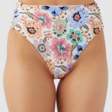 Talitha Floral Long Beach High Waist Cheeky Bottoms