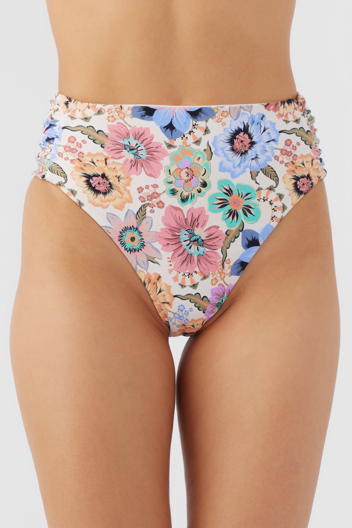 TALITHA FLORAL LONG BEACH HIGH WAIST CHEEKY BOTTOMS