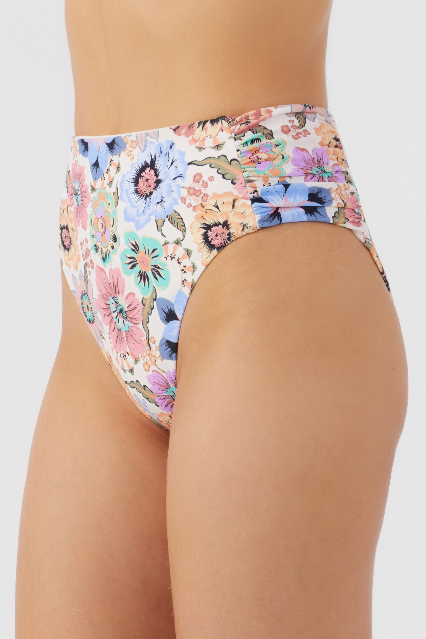 TALITHA FLORAL LONG BEACH HIGH WAIST CHEEKY BOTTOMS