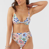Talitha Floral Long Beach High Waist Cheeky Bottoms