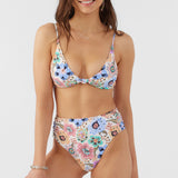 Talitha Floral Long Beach High Waist Cheeky Bottoms