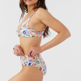 Talitha Floral Long Beach High Waist Cheeky Bottoms