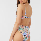 Talitha Floral Long Beach High Waist Cheeky Bottoms