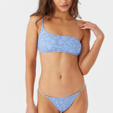 Atlantic Palm Wide Rib Seal Beach One Shoulder Top