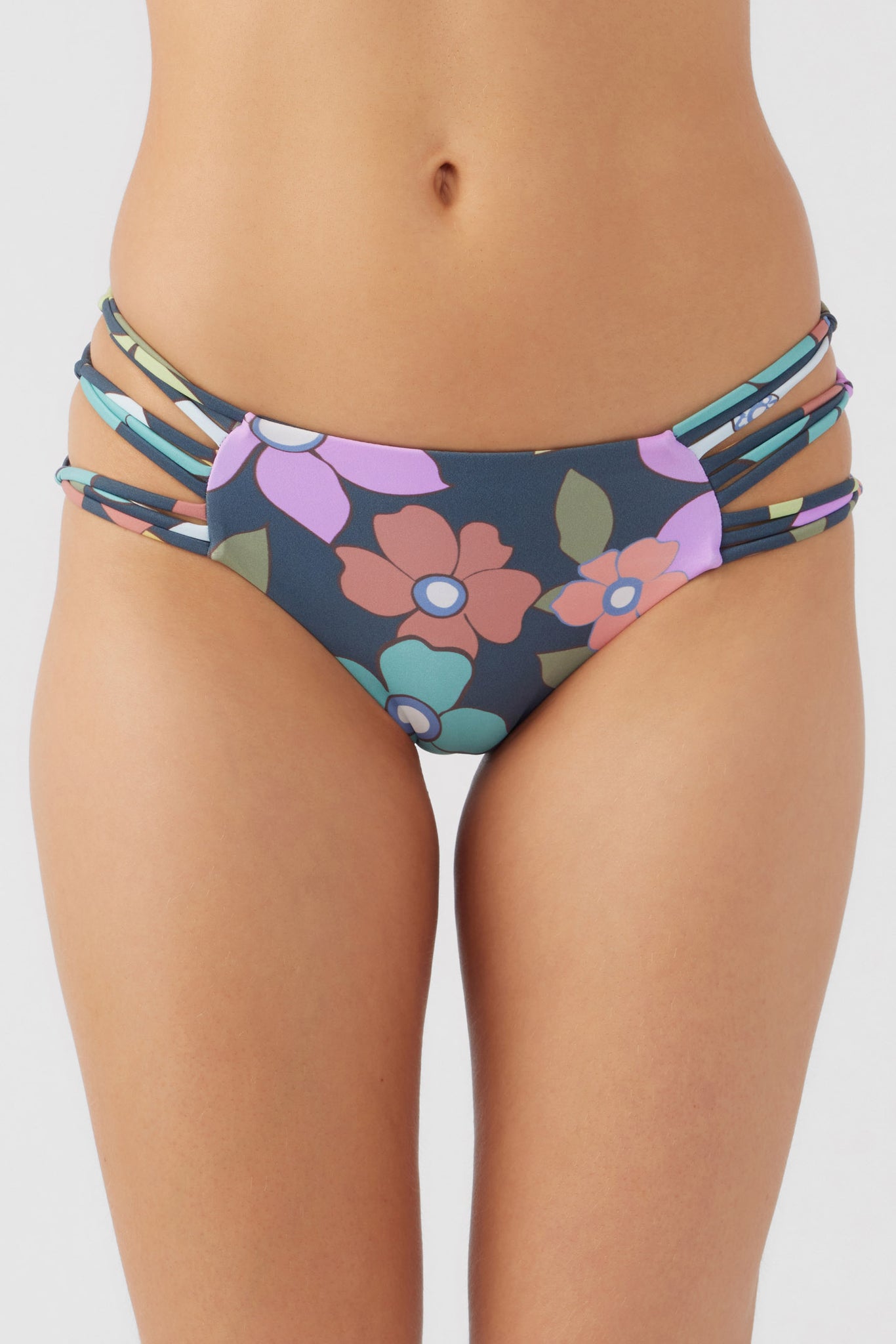 LAYLA FLORAL BOULDERS MID-RISE FULL BOTTOMS
