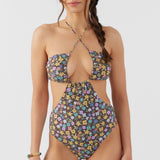 Layla Floral San Clemente Cut Out One-Piece