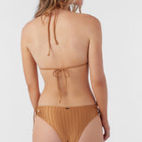 Mizi Metallic Rib Madrid Cutout Bralette Top