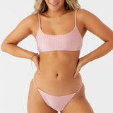 Mizi Metallic Rib Surfside Bralette Top