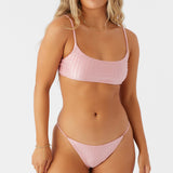 Mizi Metallic Rib Surfside Bralette Top