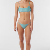 Mizi Metallic Rib Surfside Bralette Top