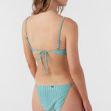 Mizi Metallic Rib Surfside Bralette Top