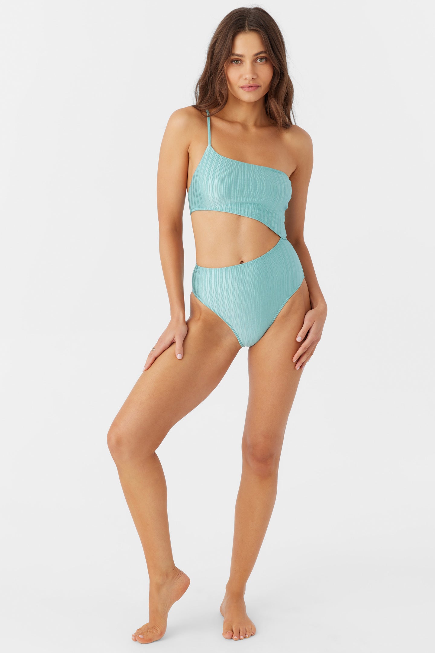 MIZI METALLIC RIB AGADIR ONE-PIECE