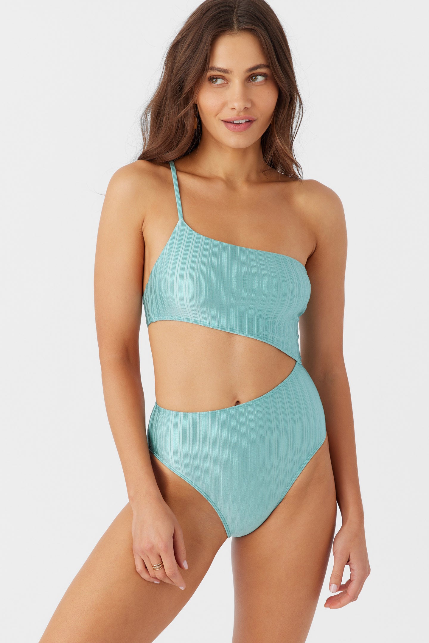 MIZI METALLIC RIB AGADIR ONE-PIECE