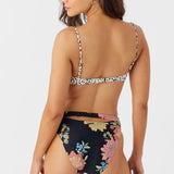 Drea Animal Pismo Tall Tri Bralette Top