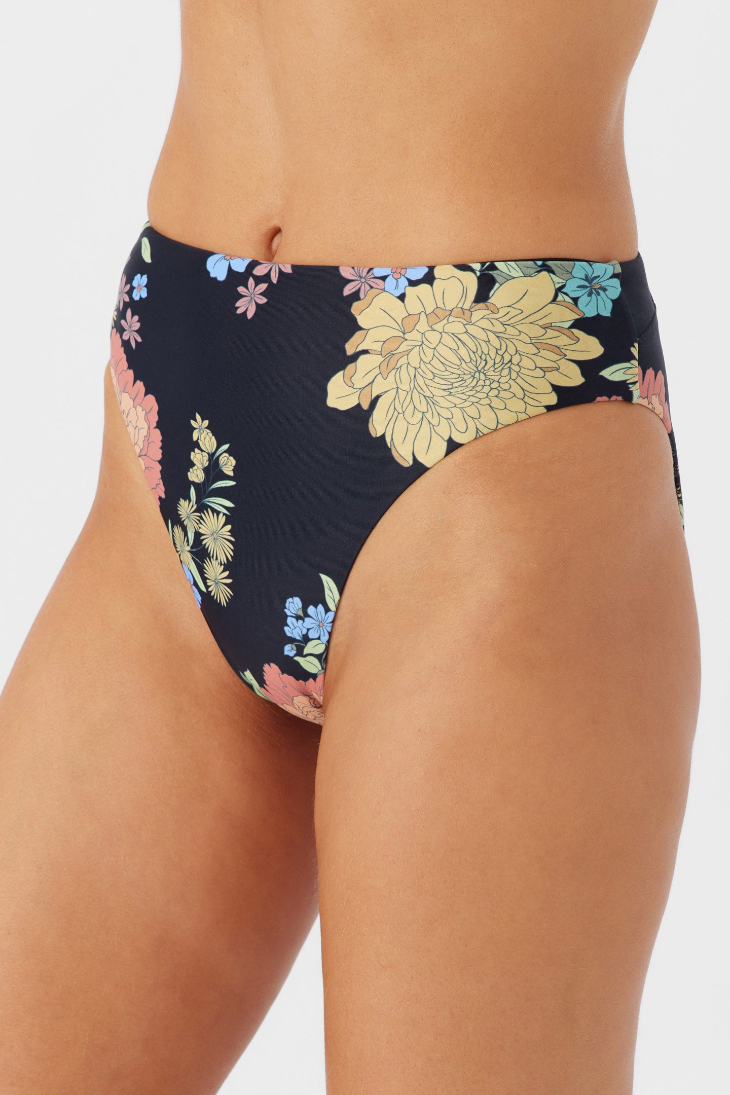 KALI FLORAL MAX HIGH WAIST FULL BOTTOMS