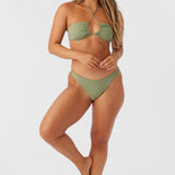 Saltwater Solids Flamenco High Cut Cheeky Bottoms