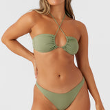 Saltwater Solids Flamenco High Cut Cheeky Bottoms