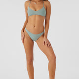 Saltwater Solids Flamenco High Cut Cheeky Bottoms