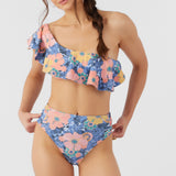 Jadia Floral Long Beach High Waist Cheeky Bottoms