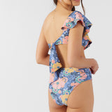 Jadia Floral Long Beach High Waist Cheeky Bottoms