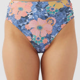 Jadia Floral Long Beach High Waist Cheeky Bottoms