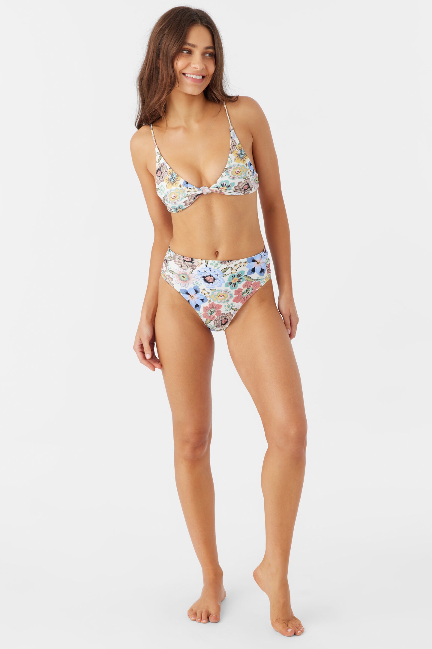 TALITHA FLORAL PISMO TALL TRI BRALETTE TOP