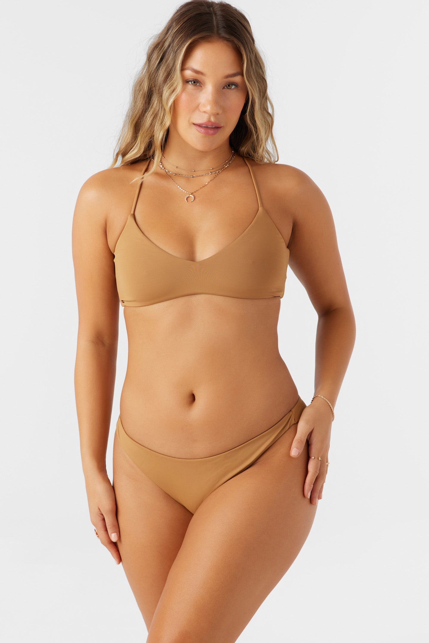 SALTWATER SOLIDS HUNTINGTON BRALETTE TOP