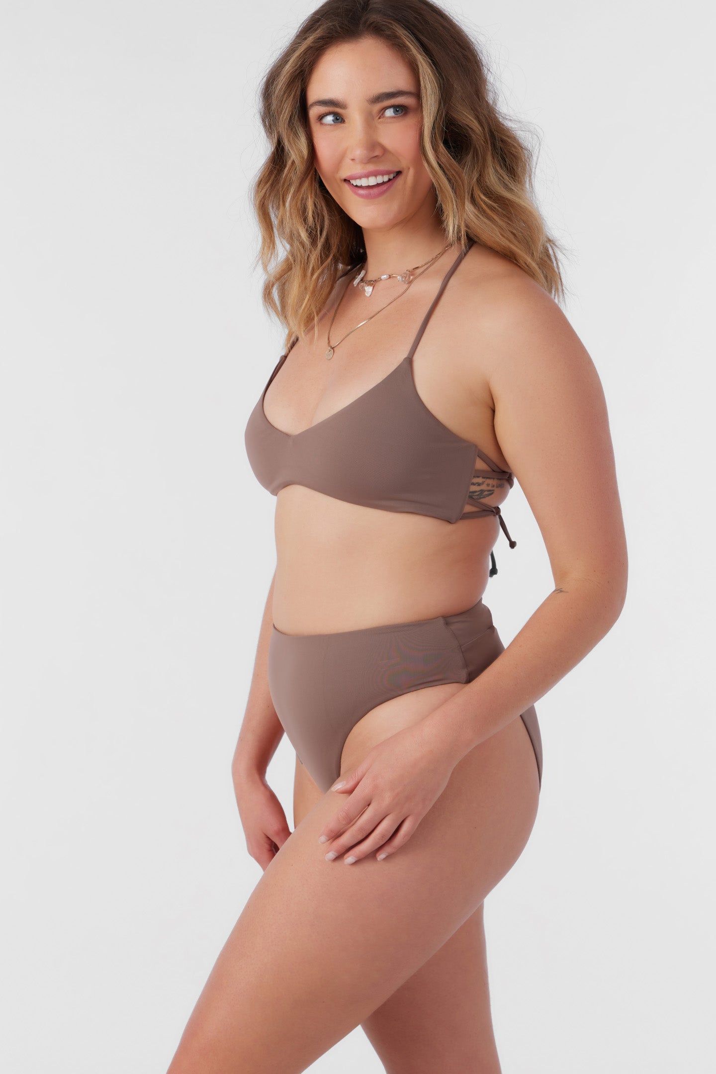 SALTWATER SOLIDS HUNTINGTON BRALETTE TOP