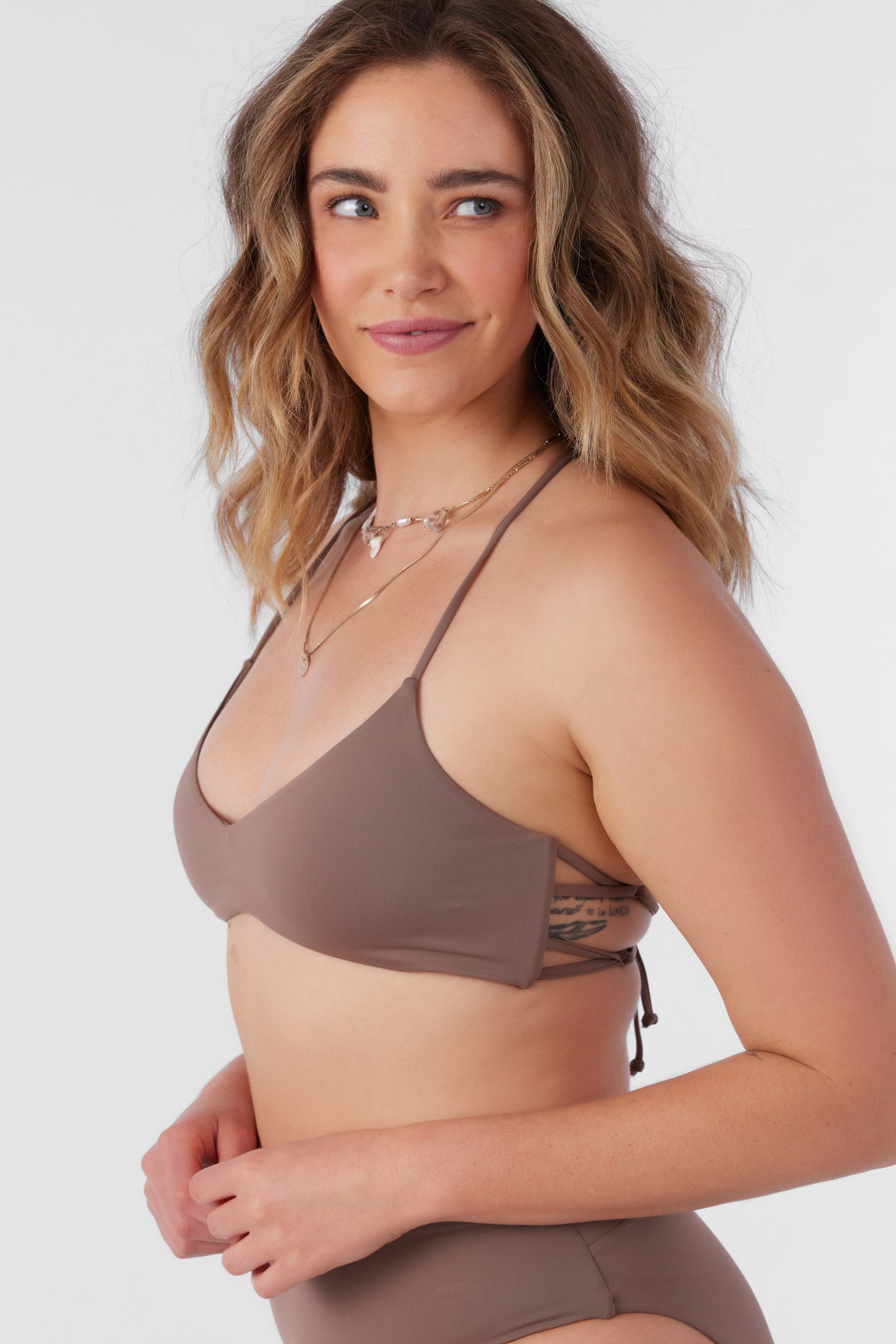 SALTWATER SOLIDS HUNTINGTON BRALETTE TOP