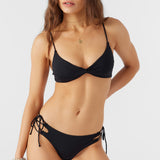 SALTWATER SOLIDS MALIBU TWIST BRALETTE TOP