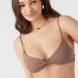 Saltwater Solids Malibu Twist Bralette Top