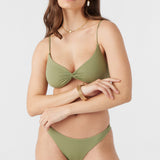 Saltwater Solids Malibu Twist Bralette Top