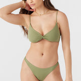 Saltwater Solids Malibu Twist Bralette Top