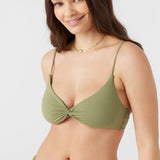Saltwater Solids Malibu Twist Bralette Top